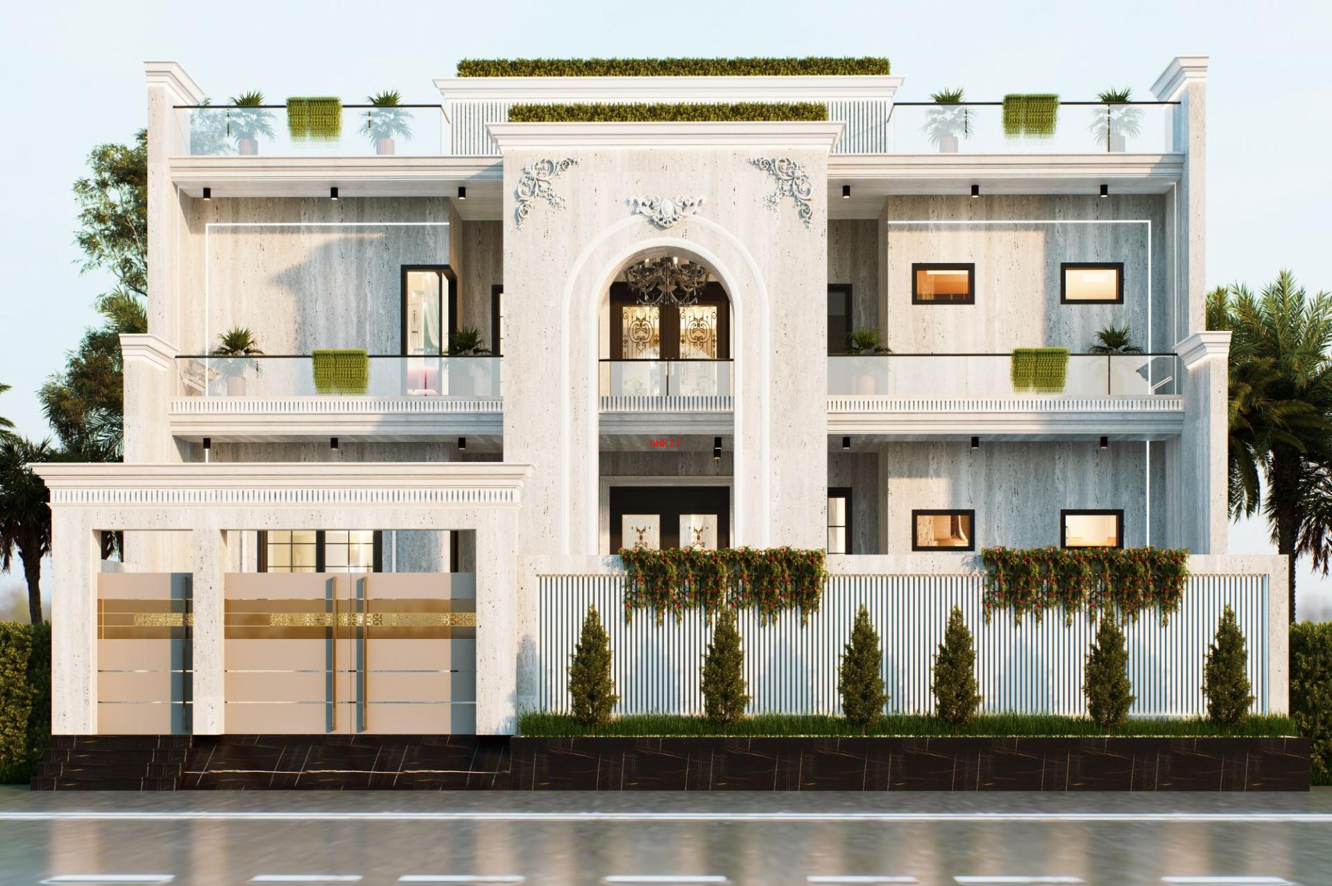48X55 House Plan -2640 Sqft Residential Exterior Design At Bhiwani Hr.