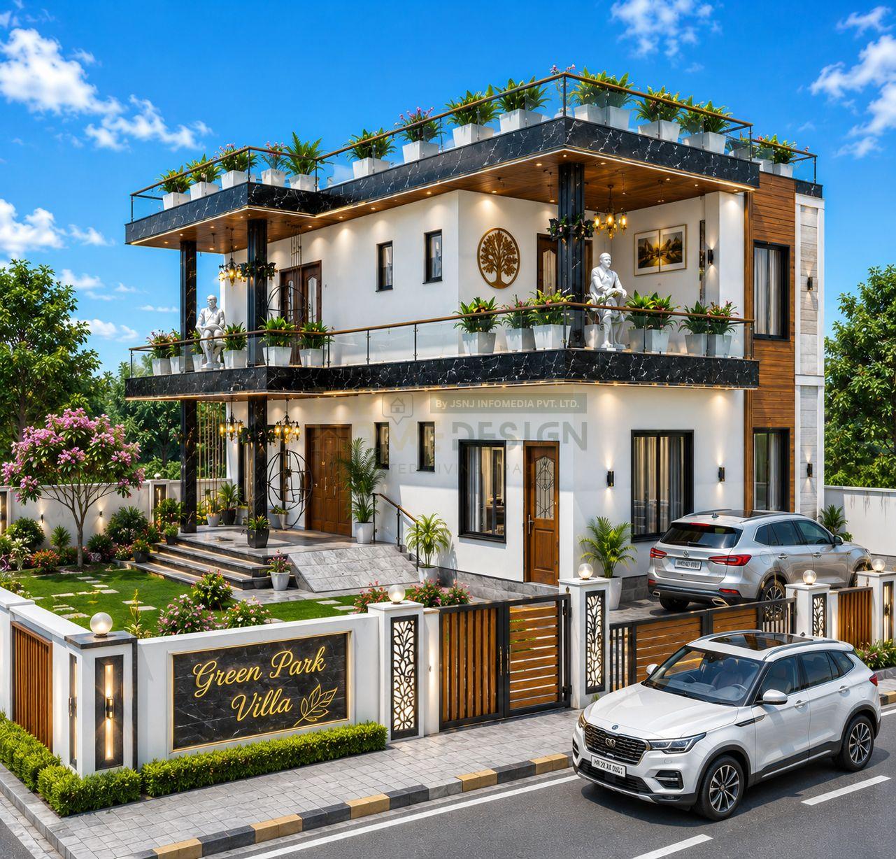 Green Park Villa – Modern Luxury Residential Project (37' x 53')