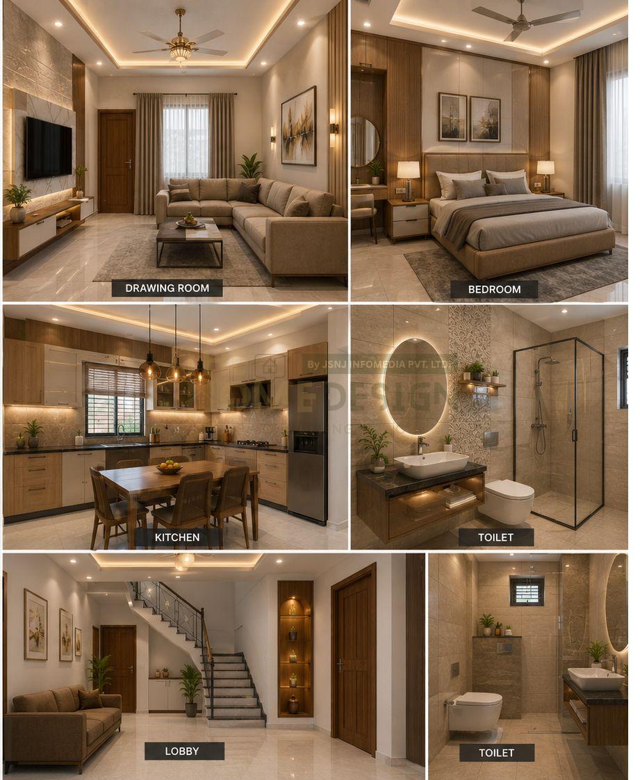 Green Park Residency – Modern Luxury House Design (30' x 55')