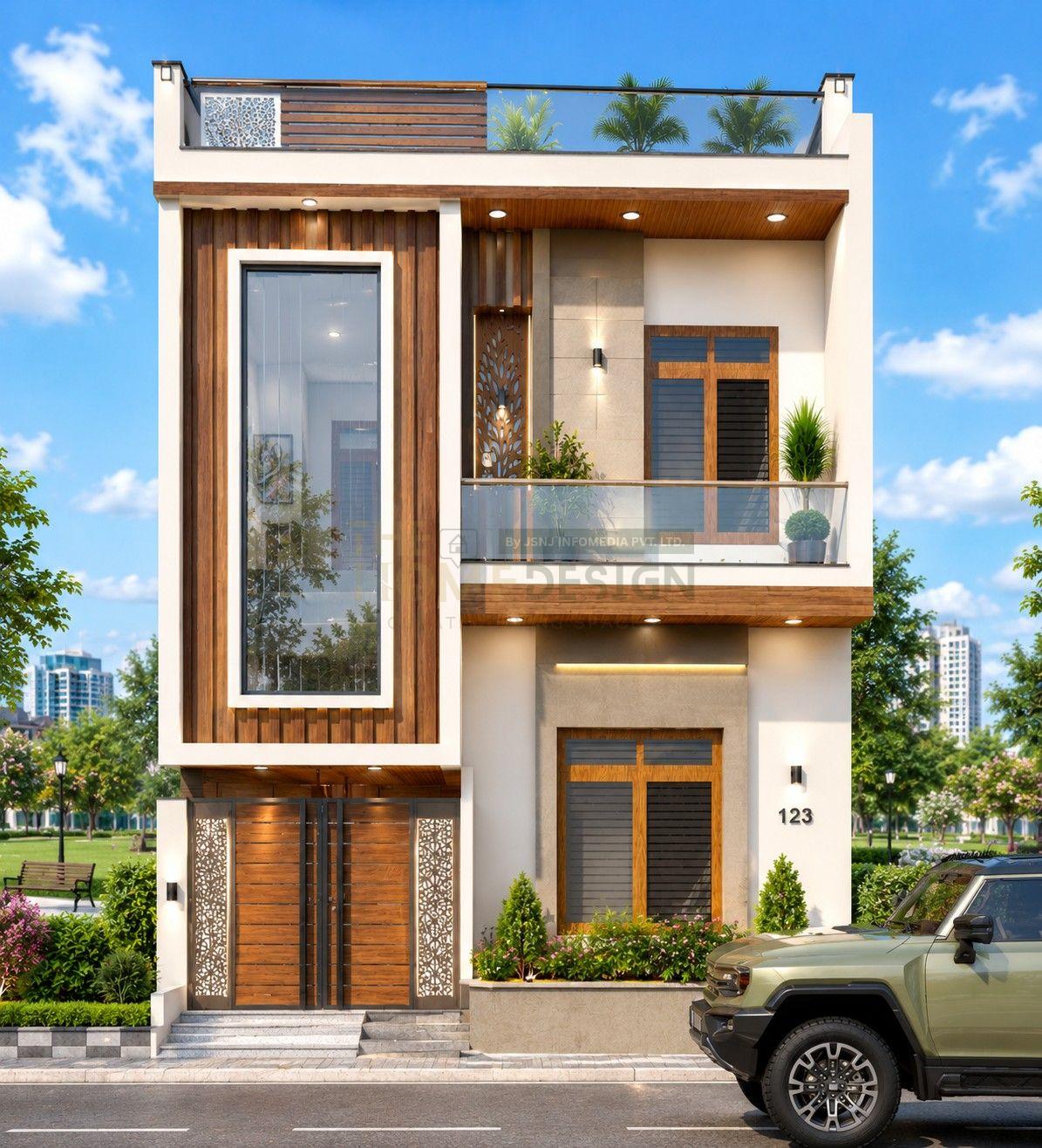 Modern Luxury Double Storey House